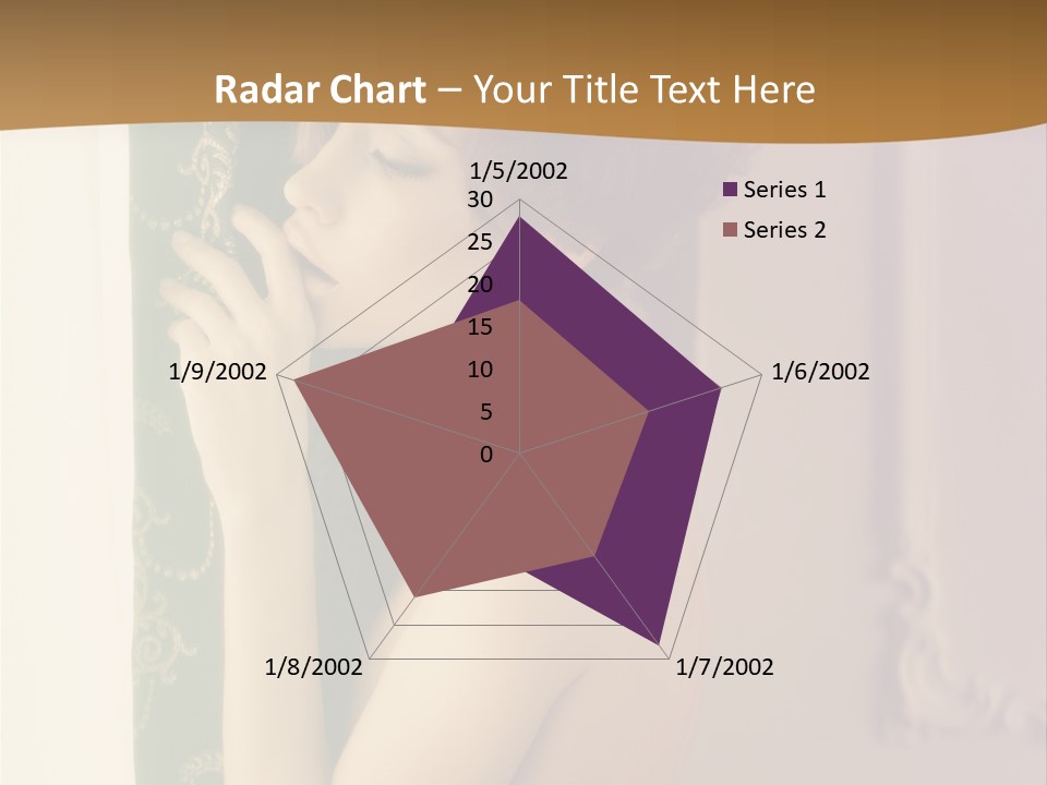 Exciting Sensuality Nude PowerPoint Template