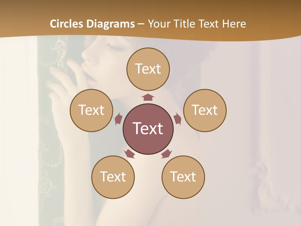 Exciting Sensuality Nude PowerPoint Template