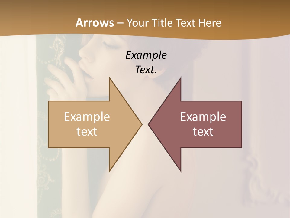 Exciting Sensuality Nude PowerPoint Template