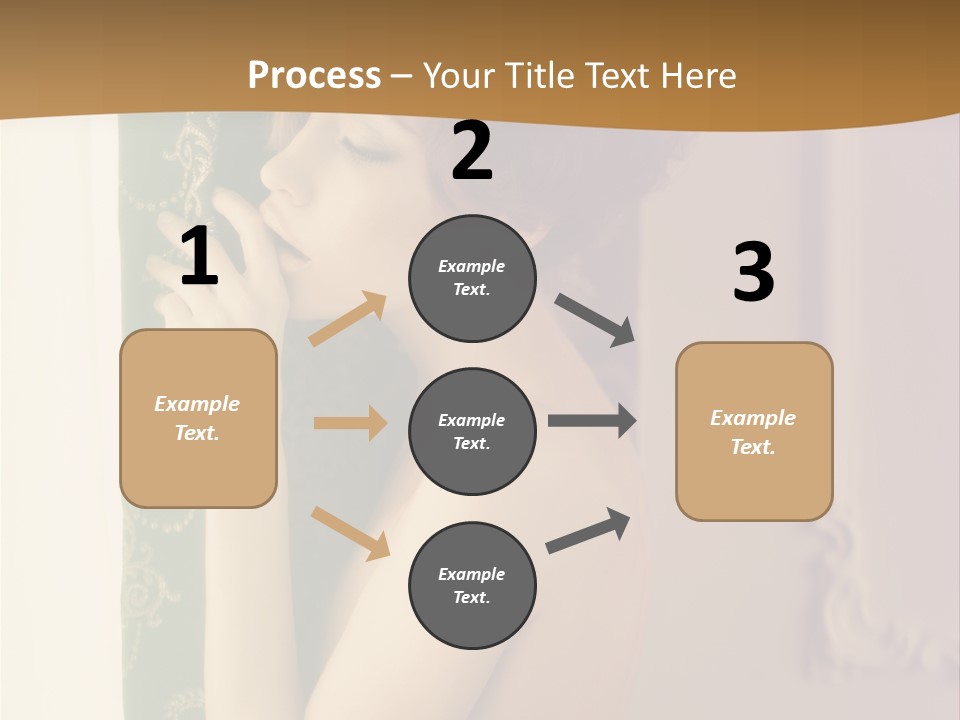 Exciting Sensuality Nude PowerPoint Template