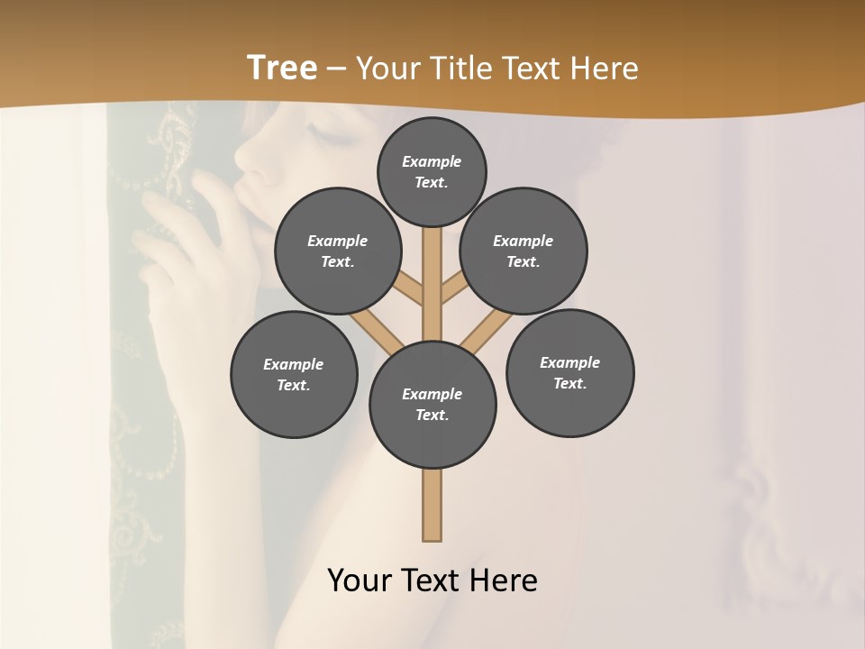 Exciting Sensuality Nude PowerPoint Template