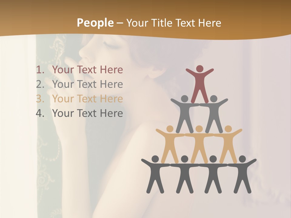 Exciting Sensuality Nude PowerPoint Template