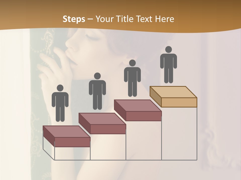 Exciting Sensuality Nude PowerPoint Template