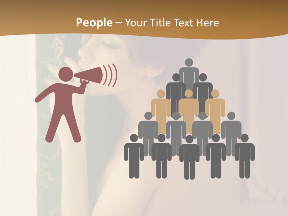 Exciting Sensuality Nude PowerPoint Template