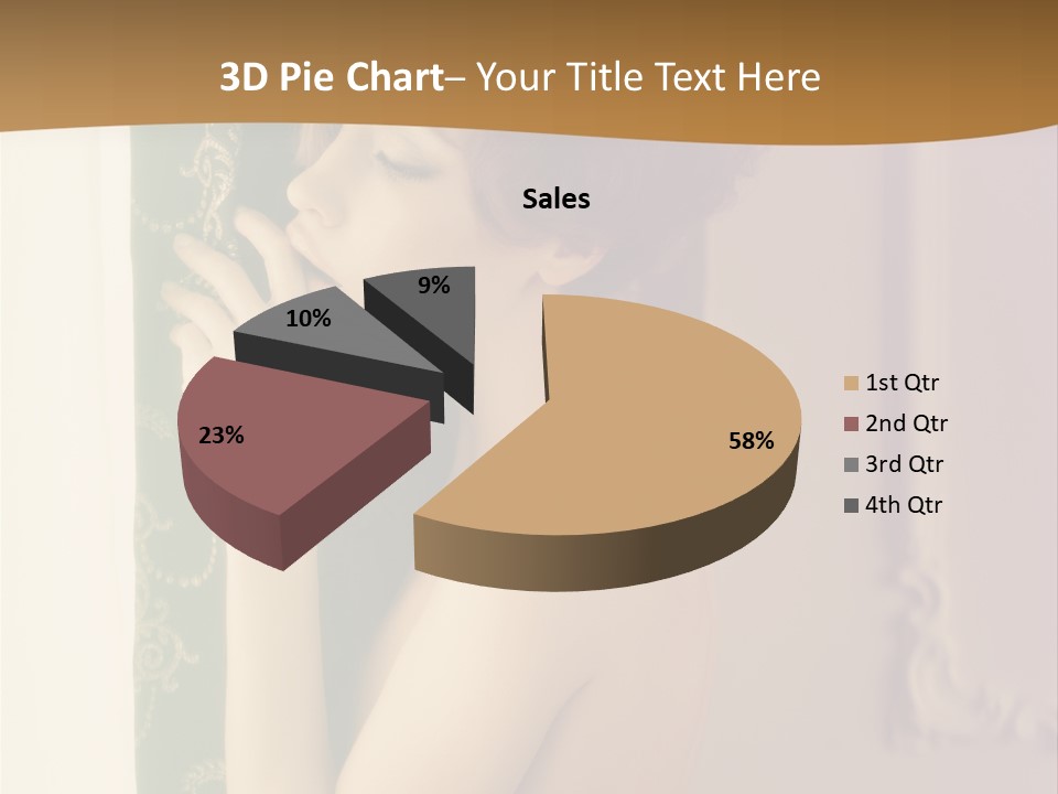 Exciting Sensuality Nude PowerPoint Template