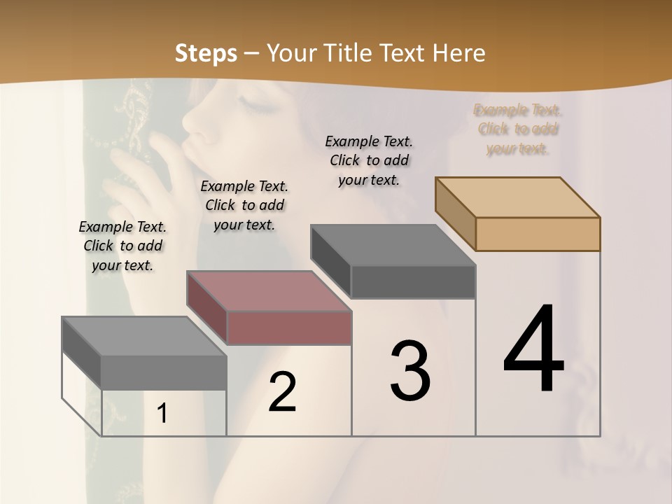 Exciting Sensuality Nude PowerPoint Template