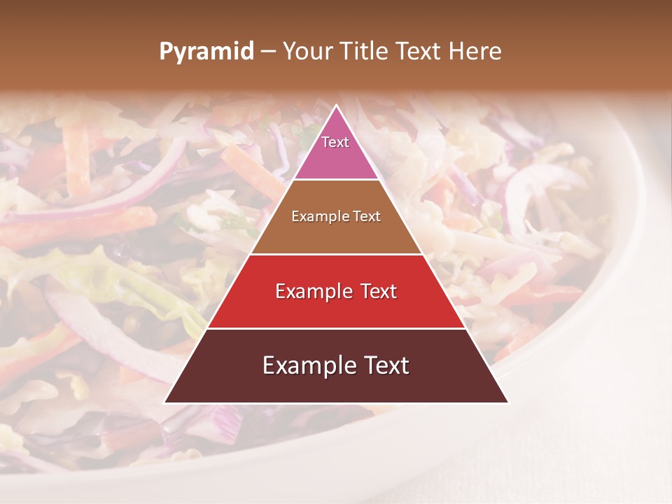 Grated Coleslaw Red PowerPoint Template