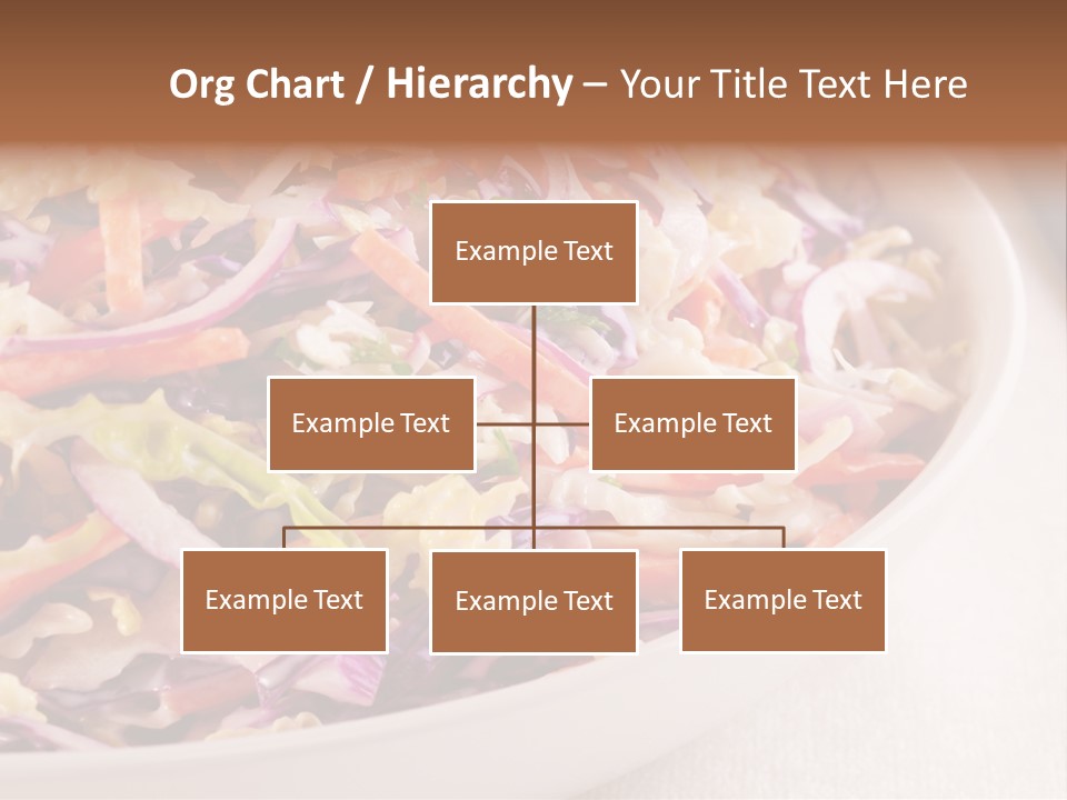 Grated Coleslaw Red PowerPoint Template