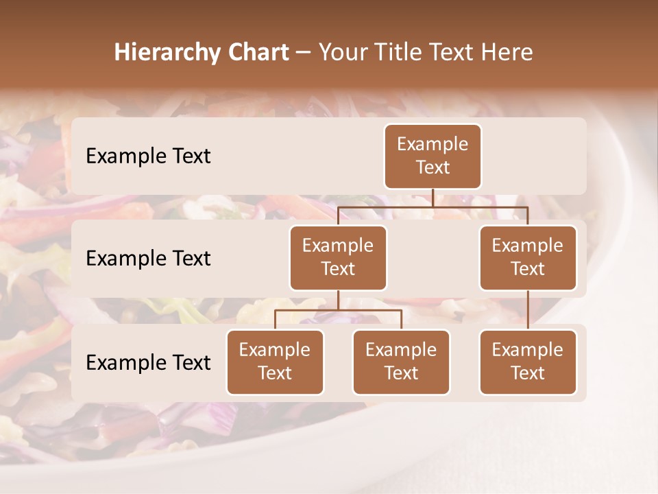 Grated Coleslaw Red PowerPoint Template