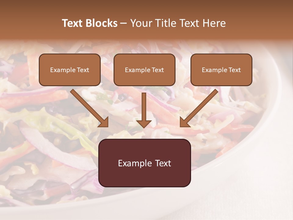 Grated Coleslaw Red PowerPoint Template