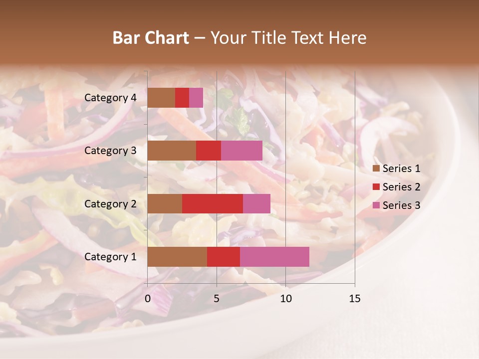 Grated Coleslaw Red PowerPoint Template