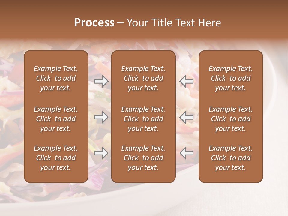 Grated Coleslaw Red PowerPoint Template