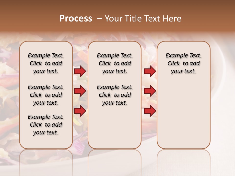 Grated Coleslaw Red PowerPoint Template