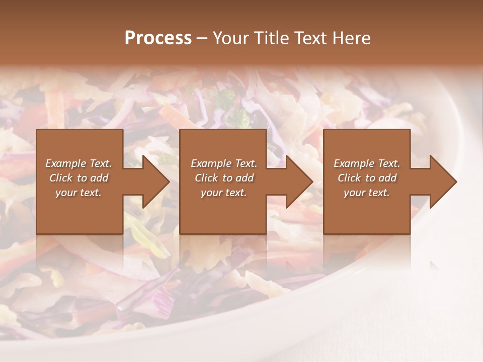 Grated Coleslaw Red PowerPoint Template