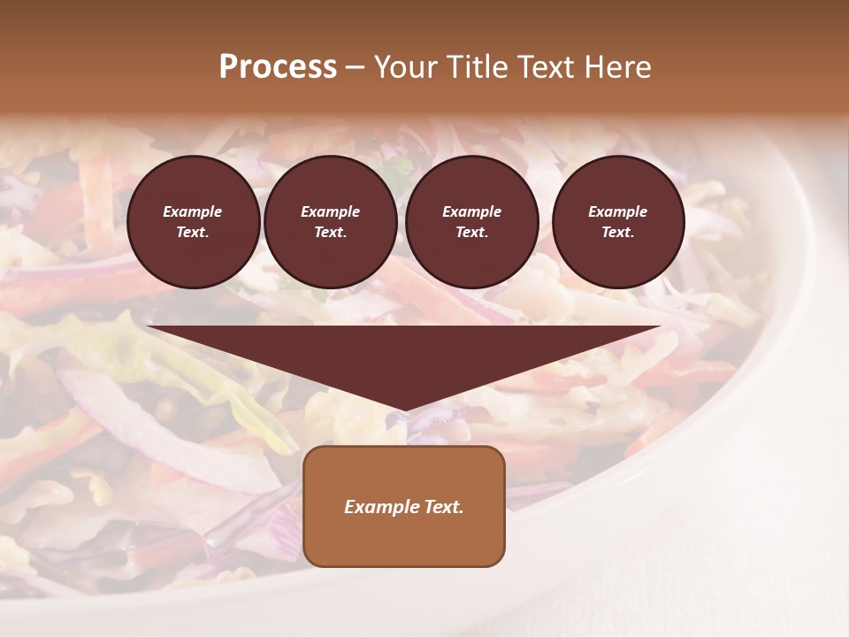 Grated Coleslaw Red PowerPoint Template