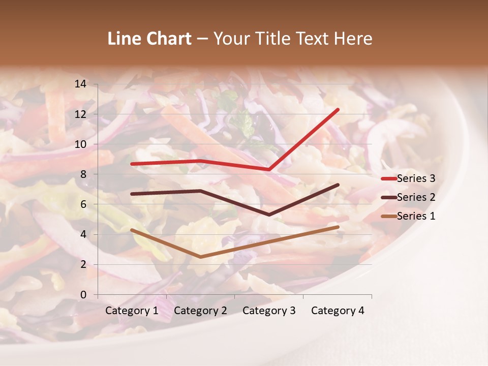 Grated Coleslaw Red PowerPoint Template