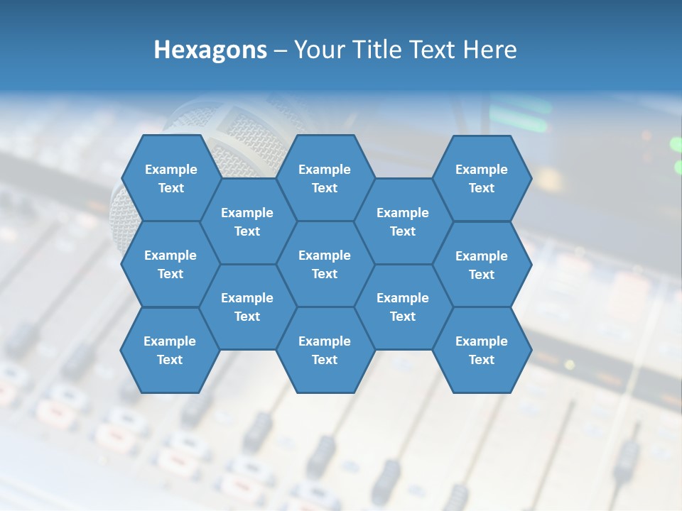 Mic Communication Panel PowerPoint Template