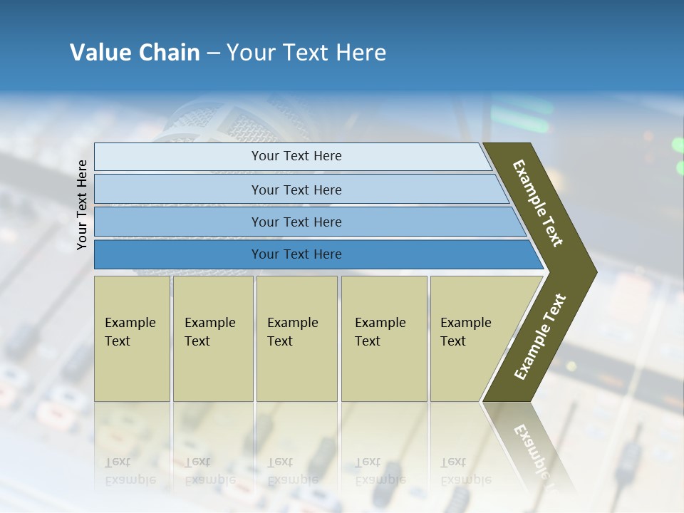 Mic Communication Panel PowerPoint Template