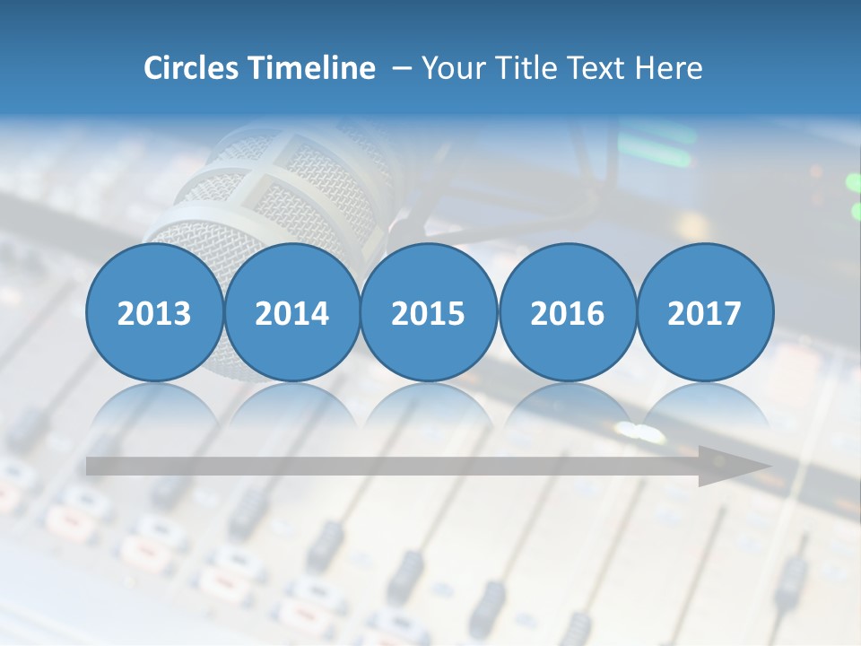 Mic Communication Panel PowerPoint Template