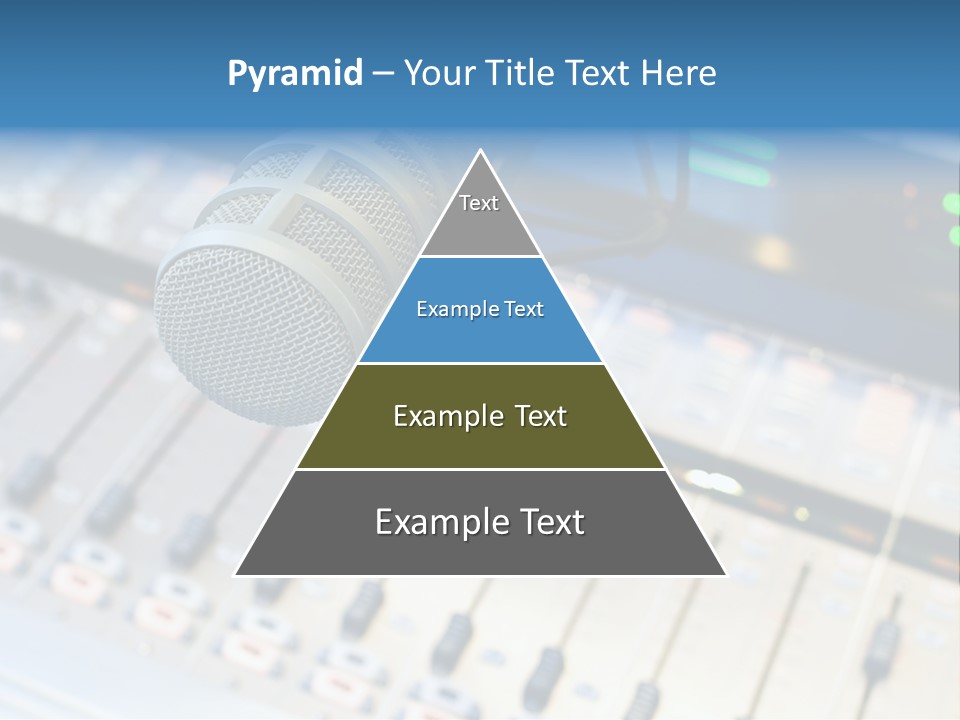 Mic Communication Panel PowerPoint Template