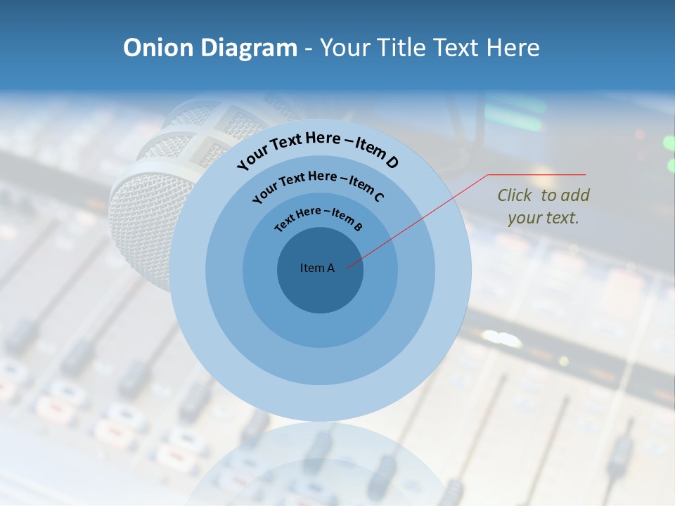 Mic Communication Panel PowerPoint Template