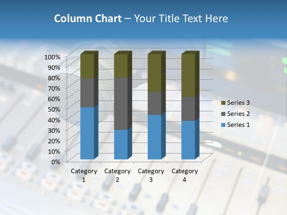Mic Communication Panel PowerPoint Template