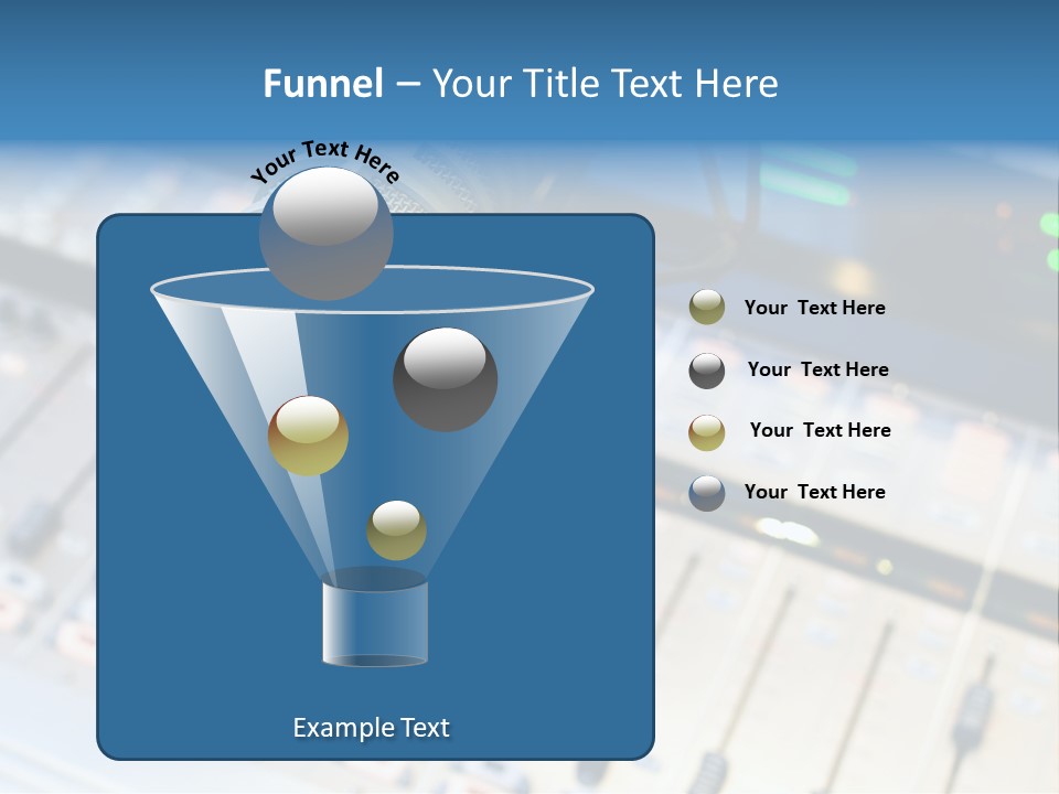 Mic Communication Panel PowerPoint Template