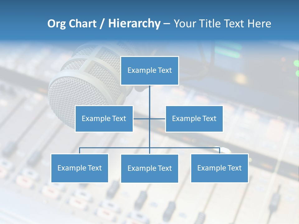 Mic Communication Panel PowerPoint Template