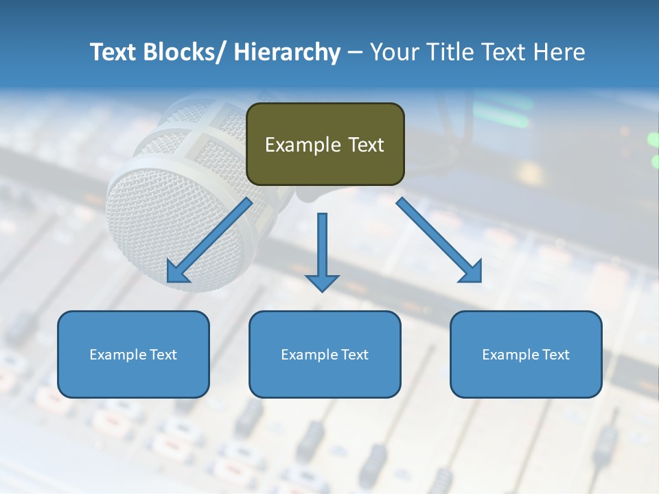 Mic Communication Panel PowerPoint Template