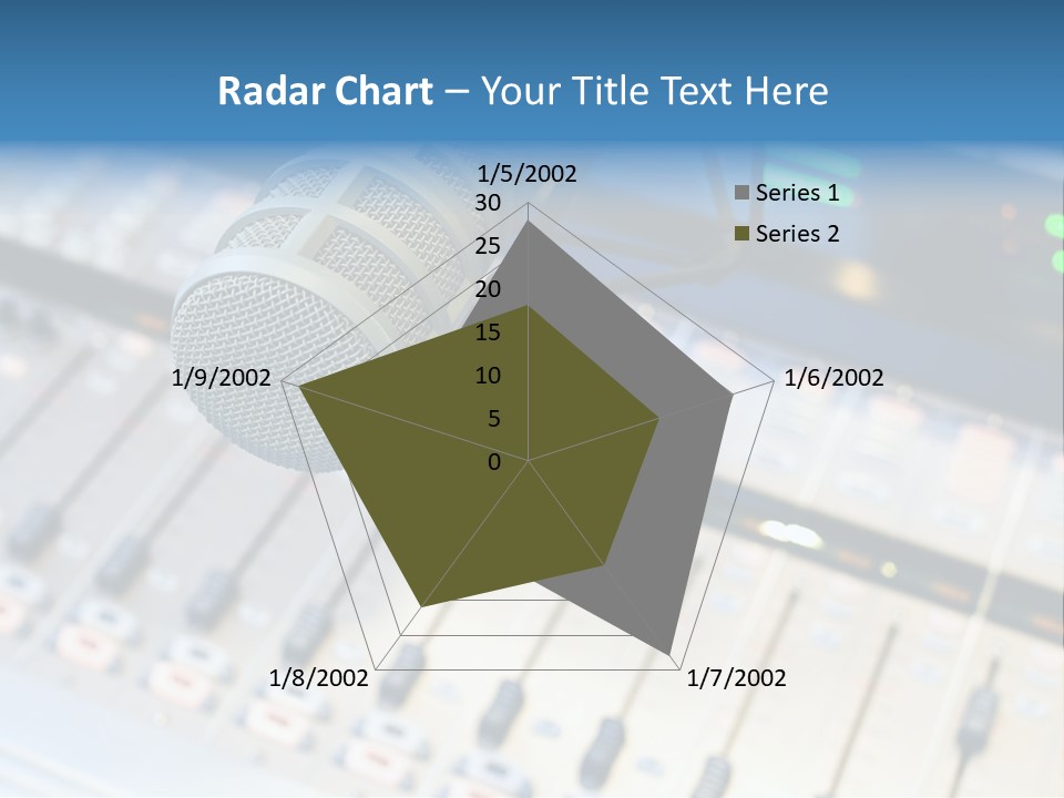 Mic Communication Panel PowerPoint Template