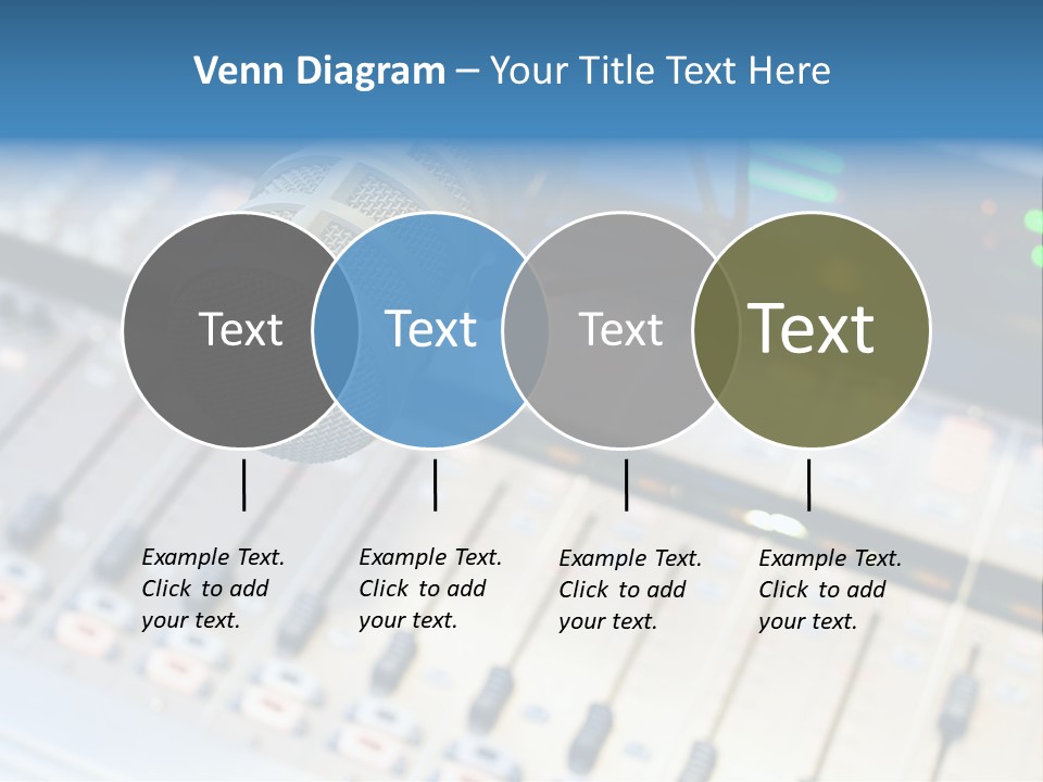 Mic Communication Panel PowerPoint Template