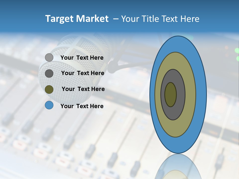 Mic Communication Panel PowerPoint Template