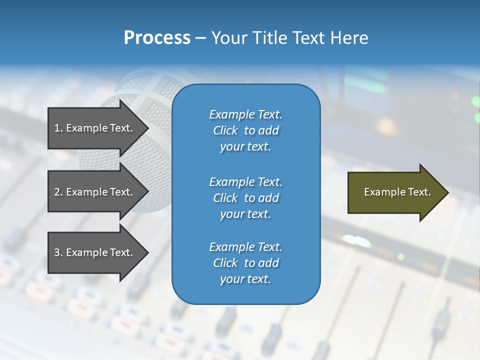 Mic Communication Panel PowerPoint Template