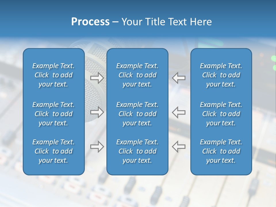 Mic Communication Panel PowerPoint Template