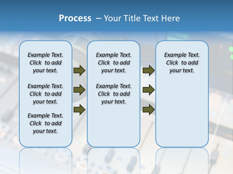 Mic Communication Panel PowerPoint Template