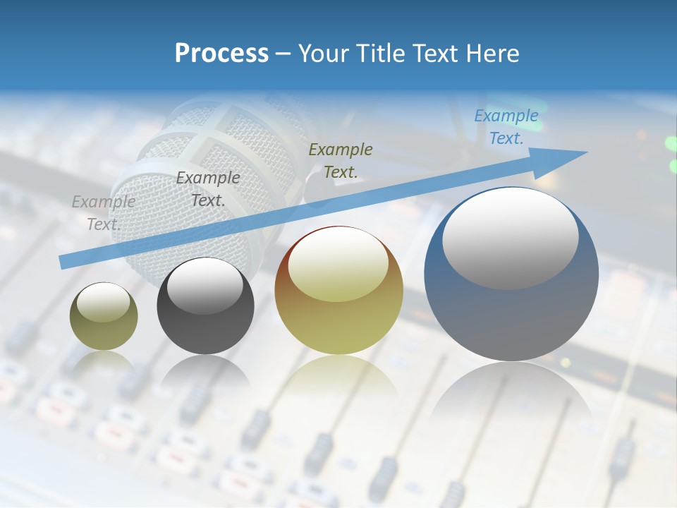 Mic Communication Panel PowerPoint Template