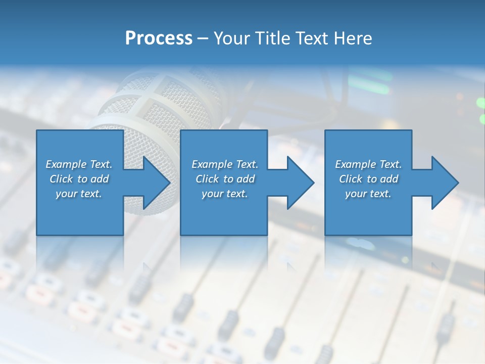 Mic Communication Panel PowerPoint Template