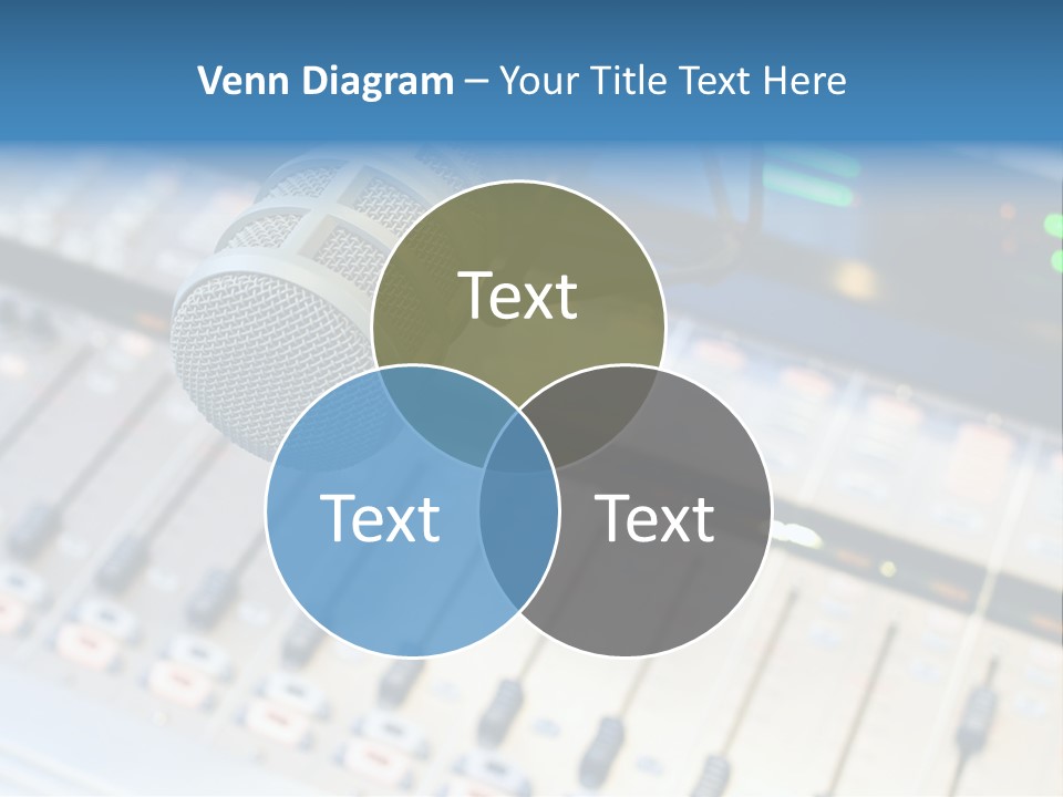 Mic Communication Panel PowerPoint Template