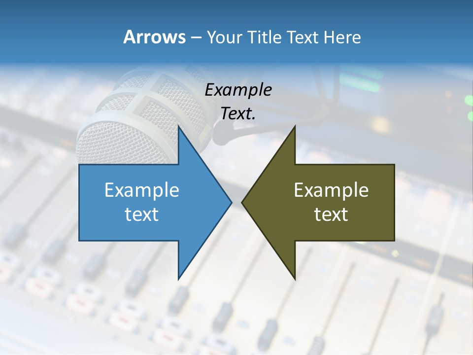 Mic Communication Panel PowerPoint Template