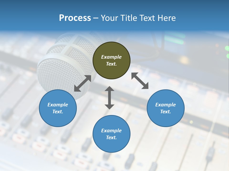 Mic Communication Panel PowerPoint Template