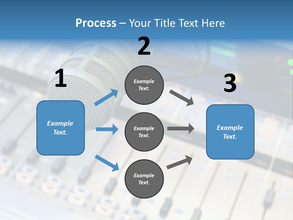 Mic Communication Panel PowerPoint Template