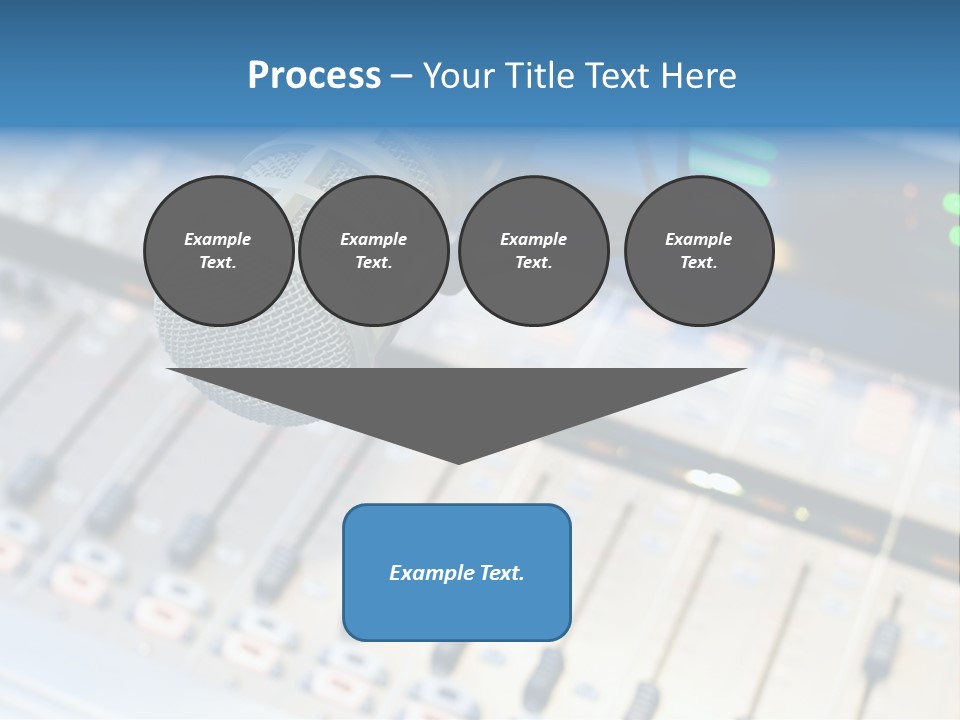 Mic Communication Panel PowerPoint Template