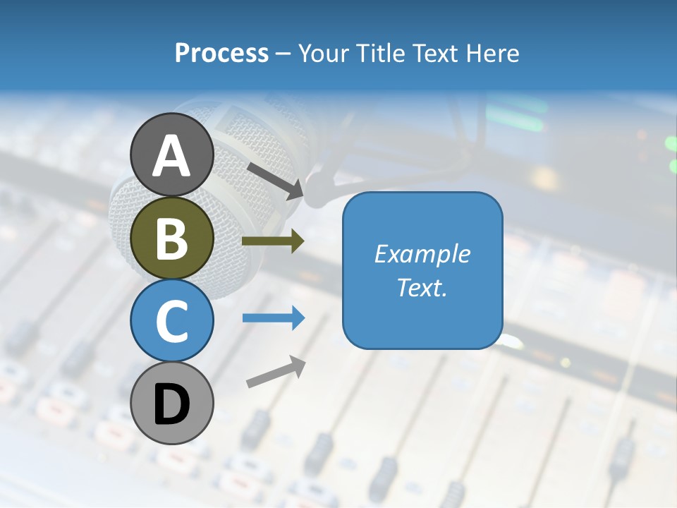Mic Communication Panel PowerPoint Template