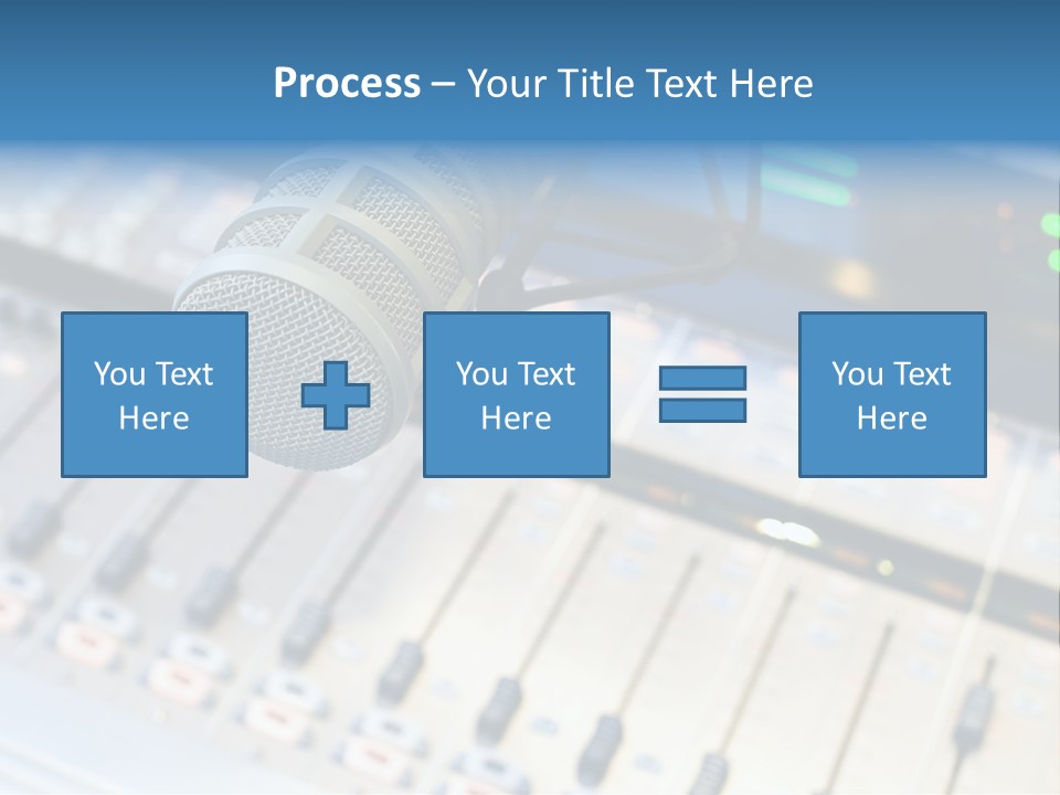 Mic Communication Panel PowerPoint Template