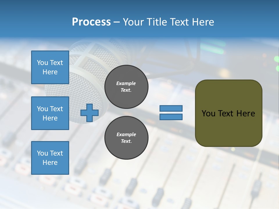 Mic Communication Panel PowerPoint Template