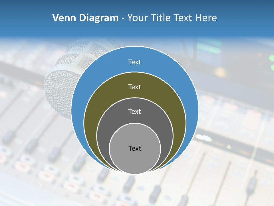 Mic Communication Panel PowerPoint Template