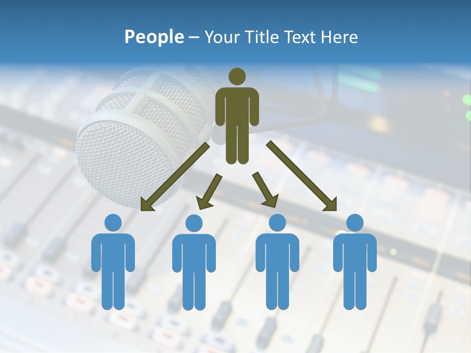 Mic Communication Panel PowerPoint Template