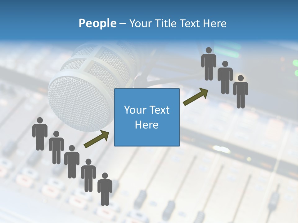 Mic Communication Panel PowerPoint Template