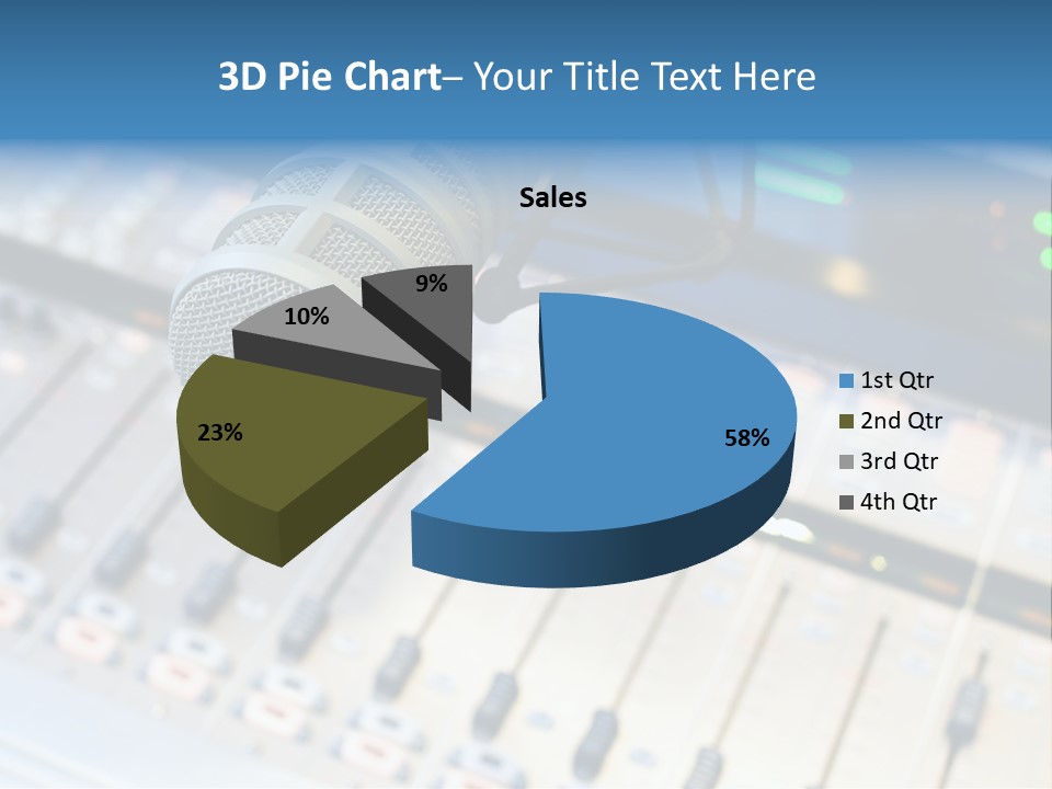 Mic Communication Panel PowerPoint Template