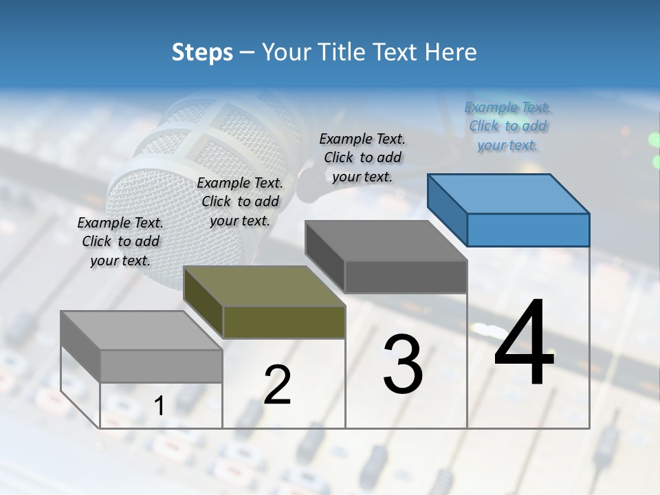 Mic Communication Panel PowerPoint Template